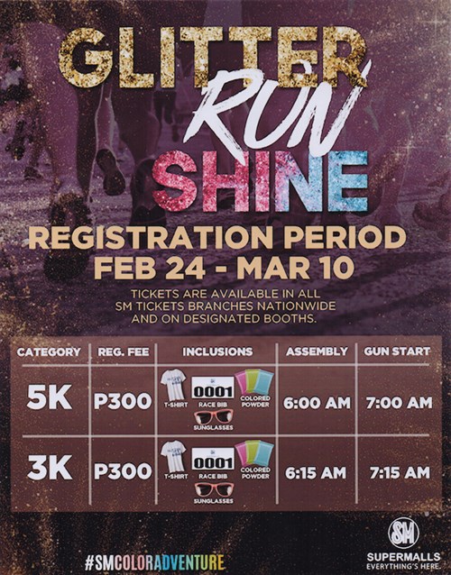 Glitter Run Shine