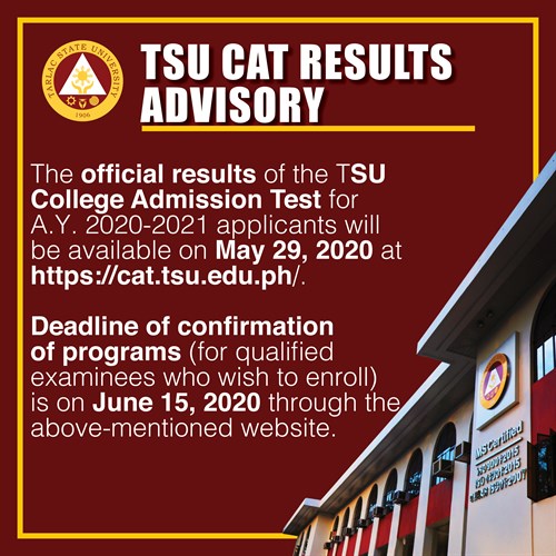 TSU CAT Advisory 3